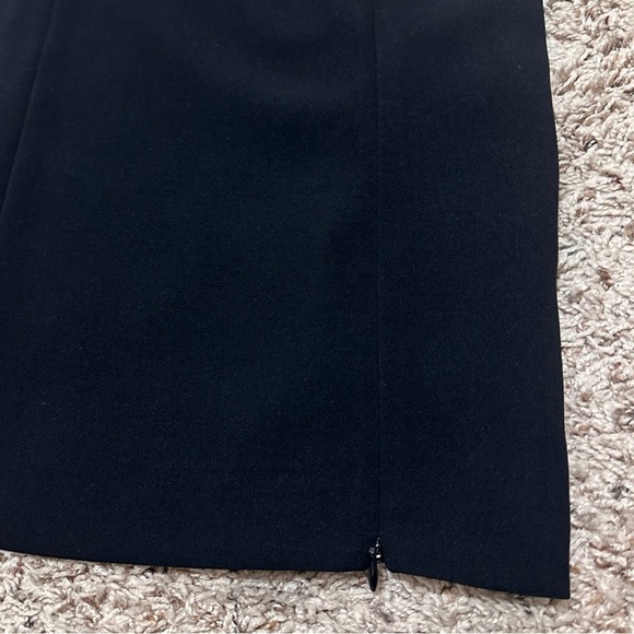 Vintage Cache Black Maxi Skirt Zipper Slit Women’s Size 0 Minimalist Y2K Chic - Picture 6 of 12